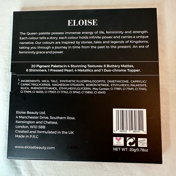 Eloise “The Queen” New and Unused Eyeshadow Palette - Picture 4 of 4